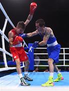 14 August 2016; Michael Conlan, left, of Ireland in action against Aram Avagyan of Armenia during their Bantamweight preliminary round of 16 bout in the Riocentro Pavillion 6 Arena, Barra da Tijuca, during the 2016 Rio Summer Olympic Games in Rio de Janeiro, Brazil. Photo by Ramsey Cardy/Sportsfile
