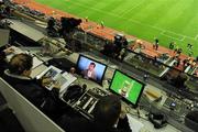 30 October 2010; TG4 television facilities at the game. Irish Daily Mail International Rules Series 2nd Test, Ireland v Australia, Croke Park, Dublin. Picture credit: Ray McManus / SPORTSFILE