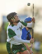 30 October 2010; Colette McSorley, Ireland, in action against Elaine MacDonald, Scotland. Ladies Shinty / Camogie International, Ireland v Scotland, Ratoath GAA Club, Ratoath, Co. Meath. Picture credit:  Barry Cregg / SPORTSFILE