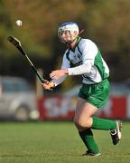 30 October 2010; Ryan Bogue, Ireland. U21 Shinty - Hurling International Final, Ireland v Scotland, Ratoath GAA Club, Ratoath, Co. Meath. Picture credit: Barry Cregg / SPORTSFILE