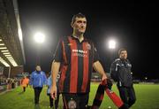 29 October 2010; Bohemians' Jason Byrne leaves the pitch after the match. Airtricity League Premier Division, Bohemians v Dundalk, Dalymount Park, Dublin. Picture credit: Brian Lawless / SPORTSFILE