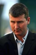 21 August 2001; Longford Town manager Stephen Kenny pictured in Dublin airport prior to their departure to Sofia, Bulgaria. Longford Town play Litek Lovech on Thursday in the UEFA Cup Qualifying Round 2nd Leg, Soccer. Picture credit; Damien Eagers / SPORTSFILE  *EDI*