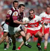 26 August 2001; Jarlath Fallon of Galway during the Bank of Ireland All-Ireland Senior Football Championship Semi-Final match between Galway and Derry at Croke Park in Dublin. Photo by Brendan Moran/Sportsfile