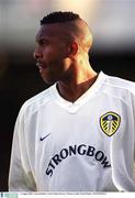 3 August 2001; Lucas Radebe of Leeds United during a pre-season friendly match between Dublin City and Leeds United at Tolka Park in Dublin Photo by David Maher/Sportsfile