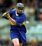 18 August 2001; Emer McDonnell of Tipperary during the All-Ireland Senior Camogie Championship Semi-Final match between Cork and Tipperary at Cusack Park in Mullingar, Westmeath. Photo by Matt Browne/Sportsfile