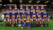 18 August 2001; The Tipperary team prior to the All-Ireland Senior Camogie Championship Semi-Final match between Cork and Tipperary at Cusack Park in Mullingar, Westmeath. Photo by Matt Browne/Sportsfile