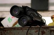 1 August 2001; A bookmakers binoculars during day three of the Galway Summer Racing Festival at Ballybrit Racecourse in Galway. Photo by Aoife Rice/Sportsfile