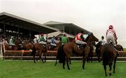 1 August 2001; Runners and riders during day three of the Galway Summer Racing Festival at Ballybrit Racecourse in Galway. Photo by Aoife Rice/Sportsfile