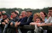 1 August 2001; Punters watch on during day three of the Galway Summer Racing Festival at Ballybrit Racecourse in Galway. Photo by Aoife Rice/Sportsfile