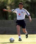 28 August 2001; Gary Kelly during a Republic of Ireland training session at John Hyland Park in Baldonnell, Dublin. Photo by David Maher/Sportsfile