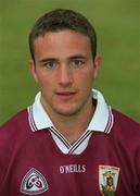 29 August 2001; Liam Donoghue of Galway poses for a portrait during a Galway hurling press night at Pearse Stadium ahead of the Guinness All-Ireland Senior Hurling Championship Final. Photo by Matt Browne/Sportsfile