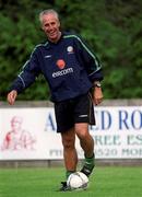 30 August 2001; Manager Mick McCarthy during a Republic of Ireland training session at John Hyland Park in Baldonnell, Dublin. Photo by Aoife Rice/Sportsfile