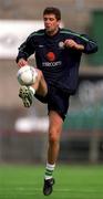 31 August 2001; Niall Quinn during a Republic of Ireland training session at Lansdowne Road in Dublin. Photo by Matt Browne/Sportsfile