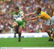 2 September 2001; Eamon Fitzmaurice, Kerry, in action against Meath's John McDermott. Meath v Kerry, All Ireland Senior Football Semi-Final, Croke Park, Dublin. Picture credit; Ray McManus / SPORTSFILE