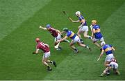 14 August 2016; Cyril Donnellan of Galway in action against Cathal Barrett of Tipperary during the GAA Hurling All-Ireland Senior Championship Semi-Final game between Galway and Tipperary at Croke Park, Dublin. Photo by Daire Brennan/Sportsfile