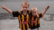 13 August 2016; Kilkenny supporters Cormac Phelan, age 5, left, and his brother Rory Phelan, age 4, from Danesfort, prior to the GAA Hurling All-Ireland Senior Championship Semi-Final Replay game between Kilkenny and Waterford at Semple Stadium in Thurles, Co Tipperary. Photo by Piaras Ó Mídheach/Sportsfile