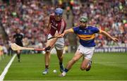 14 August 2016; Cyril Donnellan of Galway in action against Cathal Barrett of Tipperary during the GAA Hurling All-Ireland Senior Championship Semi-Final game between Galway and Tipperary at Croke Park, Dublin. Photo by Ray McManus/Sportsfile