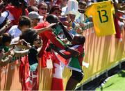 14 August 2016; Women's marathon winner Jemima Jelagat Sumgong of Kenya celebrates following the Women's Marathon during the 2016 Rio Summer Olympic Games in Rio de Janeiro, Brazil. Photo by Stephen McCarthy/Sportsfile