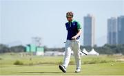 14 August 2016; Seamus Power of Ireland on the 18th green during the final round of the Men's Strokeplay competition at the Olympic Golf Course, Barra de Tijuca, during the 2016 Rio Summer Olympic Games in Rio de Janeiro, Brazil. Photo by Ramsey Cardy/Sportsfile