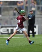 14 August 2016; Catherine Hanley, Tynagh NS, Loughrea, Galway, representing Galway,  during the INTO Cumann na mBunscol GAA Respect Exhibition Go Games at the GAA Hurling All-Ireland Senior Championship Semi-Final game between Galway and Tipperary at Croke Park, Dublin. Photo by David Maher/Sportsfile