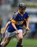 14 August 2016; Rebecca Kelly, Ballinkillen NS, Bagenalstown, Carlow, representing Tipperary, during the INTO Cumann na mBunscol GAA Respect Exhibition Go Games at the GAA Hurling All-Ireland Senior Championship Semi-Final game between Galway and Tipperary at Croke Park, Dublin. Photo by David Maher/Sportsfile