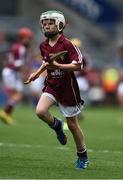 14 August 2016; Ciara McDonagh, Holy Family NS, Tubbercurry, Sligo, representing Galway, during the INTO Cumann na mBunscol GAA Respect Exhibition Go Games at the GAA Hurling All-Ireland Senior Championship Semi-Final game between Galway and Tipperary at Croke Park, Dublin. Photo by David Maher/Sportsfile
