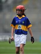 14 August 2016; Grace Ní Chongaile, Gaelscoil na Bóinne, Trim, Meath, representing Tipperary, during the INTO Cumann na mBunscol GAA Respect Exhibition Go Games at the GAA Hurling All-Ireland Senior Championship Semi-Final game between Galway and Tipperary at Croke Park, Dublin. Photo by David Maher/Sportsfile