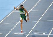 14 August 2016; Wayde van Niekerk of South Africa winning the Men's 400m final with a world record time of 43.03 seconds at the Olympic Stadium during the 2016 Rio Summer Olympic Games in Rio de Janeiro, Brazil. Photo by Ramsey Cardy/Sportsfile