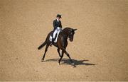 15 August 2016; Judy Reynolds of Ireland on Vancouver K competes during the Individual Dressage Grand Prix Freestyle Final at the Olympic Equestrian Centre during the 2016 Rio Summer Olympic Games in Rio de Janeiro, Brazil. Photo by Stephen McCarthy/Sportsfile