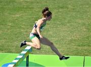15 August 2016; Sara Treacy of Ireland in action during the Women's 3000m Steeplechase Final in the Olympic Stadium, Maracanã, during the 2016 Rio Summer Olympic Games in Rio de Janeiro, Brazil. Photo by Brendan Moran/Sportsfile