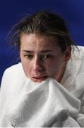 15 August 2016; Katie Taylor of Ireland after her defeat to Mira Potkonen of Finland in their Lightweight quarter-final bout in the Riocentro Pavillion 6 Arena, Barra da Tijuca, during the 2016 Rio Summer Olympic Games in Rio de Janeiro, Brazil. Photo by Ramsey Cardy/Sportsfile