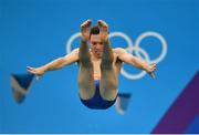 15 August 2016; Oliver Dingley of Ireland in action during the preliminary round of the Men's 3m springboard in the Maria Lenk Aquatics Centre, Barra da Tijuca, during the 2016 Rio Summer Olympic Games in Rio de Janeiro, Brazil. Photo by Brendan Moran/Sportsfile