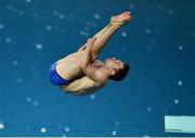 15 August 2016; Oliver Dingley of Ireland in action during the preliminary round of the Men's 3m springboard in the Maria Lenk Aquatics Centre, Barra da Tijuca, during the 2016 Rio Summer Olympic Games in Rio de Janeiro, Brazil. Photo by Brendan Moran/Sportsfile