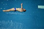 15 August 2016; Oliver Dingley of Ireland in action during the preliminary round of the Men's 3m springboard in the Maria Lenk Aquatics Centre, Barra da Tijuca, during the 2016 Rio Summer Olympic Games in Rio de Janeiro, Brazil. Photo by Brendan Moran/Sportsfile