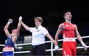 16 August 2016; Vladimir Nikitin of Russia is declared victorious over Michael Conlan of Ireland during their Bantamweight quarter final bout at the Riocentro Pavillion 6 Arena during the 2016 Rio Summer Olympic Games in Rio de Janeiro, Brazil. Photo by Stephen McCarthy/Sportsfile