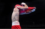 16 August 2016; Michael Conlan of Ireland following his Bantamweight quarter final bout with Vladimir Nikitin of Russia at the Riocentro Pavillion 6 Arena during the 2016 Rio Summer Olympic Games in Rio de Janeiro, Brazil. Photo by Stephen McCarthy/Sportsfile