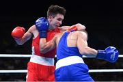 16 August 2016; Michael Conlan of Ireland, left, exchanges punches with Vladimir Nikitin of Russia during their Bantamweight quarter final bout at the Riocentro Pavillion 6 Arena during the 2016 Rio Summer Olympic Games in Rio de Janeiro, Brazil. Photo by Stephen McCarthy/Sportsfile