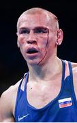 16 August 2016; Vladimir Nikitin of Russia during his Bantamweight quarter final bout with Michael Conlan of Ireland at the Riocentro Pavillion 6 Arena during the 2016 Rio Summer Olympic Games in Rio de Janeiro, Brazil. Photo by Stephen McCarthy/Sportsfile