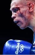 16 August 2016; Vladimir Nikitin of Russia during his Bantamweight quarter final bout with Michael Conlan of Ireland at the Riocentro Pavillion 6 Arena during the 2016 Rio Summer Olympic Games in Rio de Janeiro, Brazil. Photo by Stephen McCarthy/Sportsfile