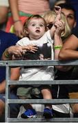 16 August 2016; Michael Conlan's daughter Luisne and mother Teresa during the Bantamweight quarter final bout between Michael Conlan of Ireland and Vladimir Nikitin of Russia at the Riocentro Pavillion 6 Arena during the 2016 Rio Summer Olympic Games in Rio de Janeiro, Brazil. Photo by Stephen McCarthy/Sportsfile Photo by Stephen McCarthy/Sportsfile