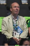 16 August 2016; Minister for Sport Shane Ross during the Bantamweight quarter final bout between Michael Conlan of Ireland and Vladimir Nikitin of Russia at the Riocentro Pavillion 6 Arena during the 2016 Rio Summer Olympic Games in Rio de Janeiro, Brazil. Photo by Stephen McCarthy/Sportsfile