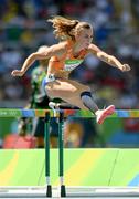 16 August 2016; Nadine Visser of Netherlands during the Women's 100m hurdles at the Olympic Stadium during the 2016 Rio Summer Olympic Games in Rio de Janeiro, Brazil. Photo by Ramsey Cardy/Sportsfile