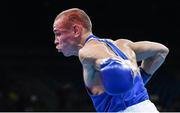 16 August 2016; Vladimir Nikitin of Russia during his Bantamweight quarter final bout with Michael Conlan of Ireland at the Riocentro Pavillion 6 Arena during the 2016 Rio Summer Olympic Games in Rio de Janeiro, Brazil. Photo by Stephen McCarthy/Sportsfile