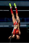 16 August 2016; Ling Li of China in action during the Women's Pole Vault Qualifying Round at the Olympic Stadium during the 2016 Rio Summer Olympic Games in Rio de Janeiro, Brazil. Photo by Ramsey Cardy/Sportsfile