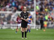 14 August 2016; Referee Conla Bradley, St Mary's PS, Portglenone, Co Derry, during the INTO Cumann na mBunscol GAA Respect Exhibition Go Games at the GAA Hurling All-Ireland Senior Championship Semi-Final game between Galway and Tipperary at Croke Park, Dublin. Photo by Ray McManus/Sportsfile