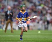 14 August 2016; Bronagh Smyth, St. Patrick's PS, Derrygonnelly, Co Fermanagh, representing Tipperary, during the INTO Cumann na mBunscol GAA Respect Exhibition Go Games at the GAA Hurling All-Ireland Senior Championship Semi-Final game between Galway and Tipperary at Croke Park, Dublin. Photo by Ray McManus/Sportsfile