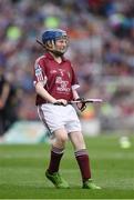 14 August 2016; Éadaoin Ó Snodaigh, Gaelscoil Inse Chór, Áth Cliath, representing Galway, during the INTO Cumann na mBunscol GAA Respect Exhibition Go Games at the GAA Hurling All-Ireland Senior Championship Semi-Final game between Galway and Tipperary at Croke Park, Dublin. Photo by Ray McManus/Sportsfile