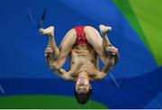 16 August 2016; Yuan Cao of China during the Men's 3m springboard final at the Maria Lenk Aquatics Centre during the 2016 Rio Summer Olympic Games in Rio de Janeiro, Brazil. Photo by Stephen McCarthy/Sportsfile