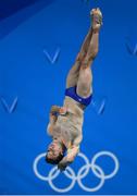 16 August 2016; Oliver Dingley of Ireland during the Men's 3m springboard final at the Maria Lenk Aquatics Centre during the 2016 Rio Summer Olympic Games in Rio de Janeiro, Brazil. Photo by Stephen McCarthy/Sportsfile