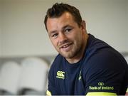 17 August 2016; Leinster Rugby player Cian Healy speaking to young players at the Bank of Ireland Leinster Rugby Camp at Clontarf FC, Castle Avenue, Clontarf, Dublin. Photo by Eóin Noonan/Sportsfile